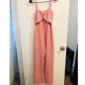 Baby pink jumpsuit